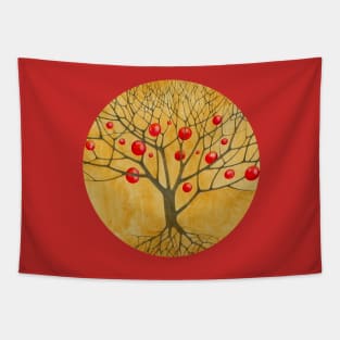 cherries tree Tapestry