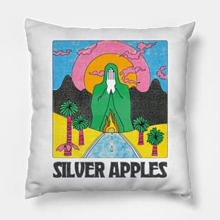 Silver Apples --- Original Fan Art Pillow