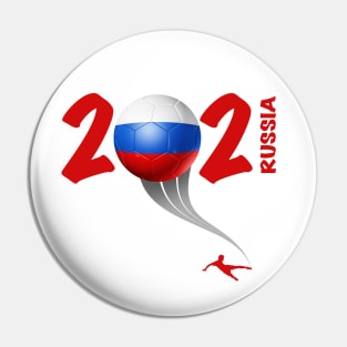 Russia Euro Soccer 2021 Pin