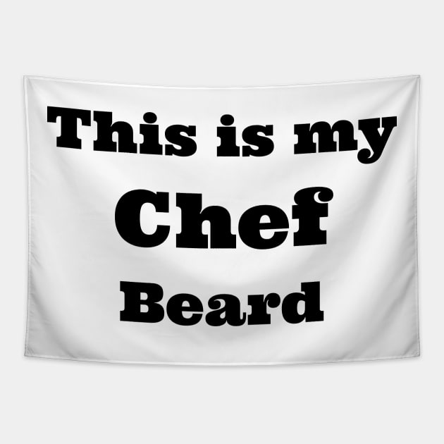 chef beard Tapestry by B'Chin Beards