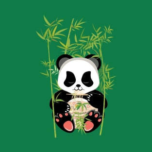 Panda eat ramen T-Shirt