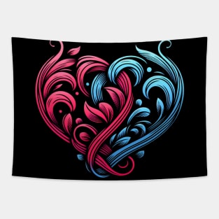 Two Hearts Tapestry
