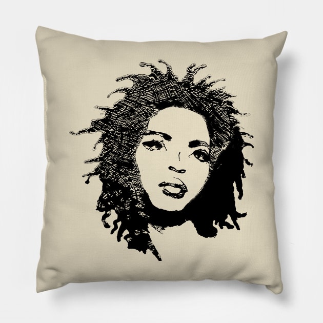 The Miseducation of Lauryn Hill Pillow by Titibumi