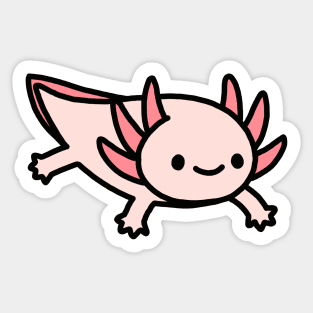 Axolotl Sticker, Cute Axolotl Stickers, Axolotl Gifts, Kawaii Aesthetic 