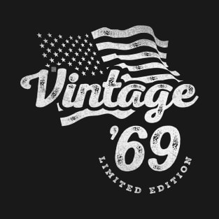 55th Birthday Vintage 1969 Gifts 55 Year Old For Men Women T-Shirt