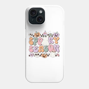 spooky season ghost Phone Case