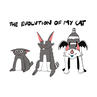 Evolution of my cat. T-Shirt