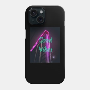 Good Vibes Vaporwave Outrun Vintage Phone Case