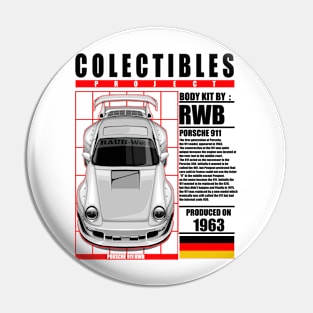 RWB PORSCHE 911 -WHITE Pin