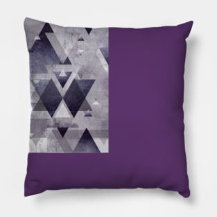 Purple Geometric Pillow