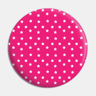 Abdon | Pink and White Stars Pattern Pin