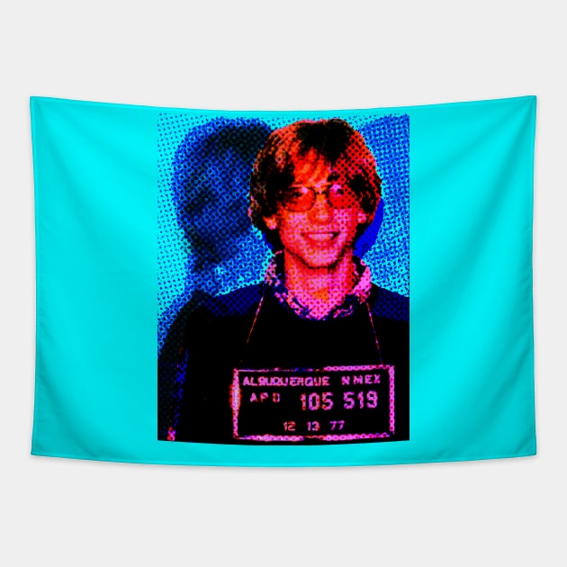 Bill Gates Mugshot Tapestry by SABREart