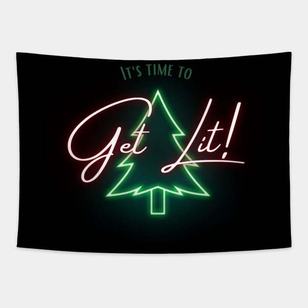 Get Lit! Tapestry by JT Digital