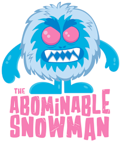 The Abominable Snowman! Kids T-Shirt by JMADISON