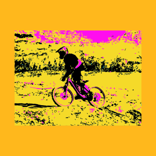 Picking Up Speed - Mountain Bike Rider T-Shirt