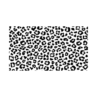 Feline Skin Spots Lover Gift Cheetah Black and White T-Shirt