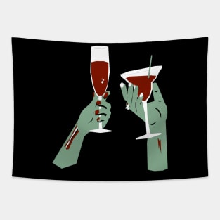 Raising a Toast Tapestry
