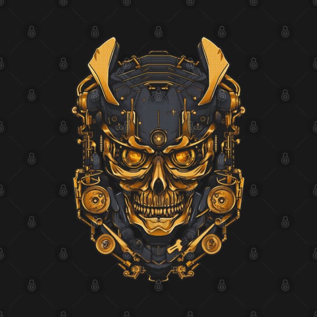 ETHEREAL GOLD SKULL V2 by Vector Volt