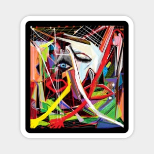 Probes, abstract digital art, Mask, Mug, Tote, Notebook, Pins Magnet