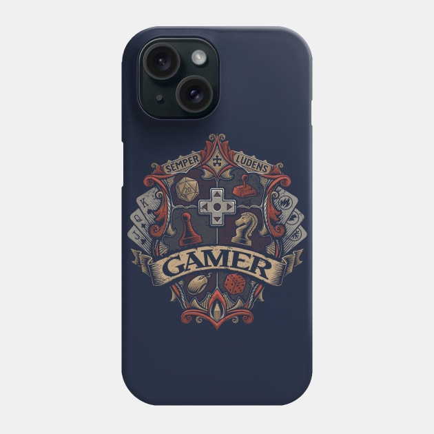 Gamer Crest Phone Case by CoryFreemanDesign