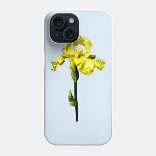 Yellow Iris and Bud Phone Case