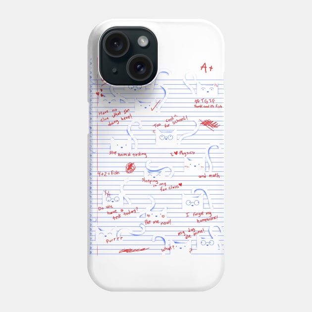 Fuzzy Homework Phone Case by Tobe_Fonseca