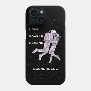 Space Lovers Art | Astronauts: Starry Sci-Fi Love Beyond Bounds Design Phone Case