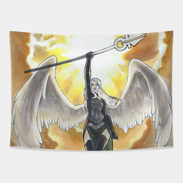 Archangel Avacyn Tapestry by KaylaNostrade