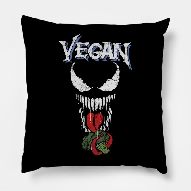 VEGAN Pillow by joeyjamesartworx