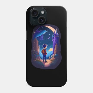 Adventure Kid in Fantasy World Phone Case