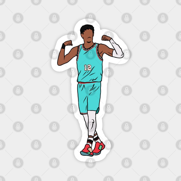 Ja Morant Flex Magnet by rattraptees