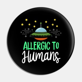 Allergic To Humans Pin