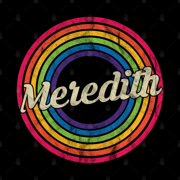 Meredith - Retro Rainbow Faded-Style by MaydenArt