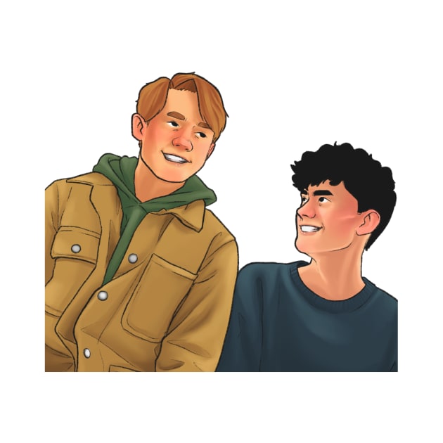 Nick and Charlie - heartstopper by daddymactinus