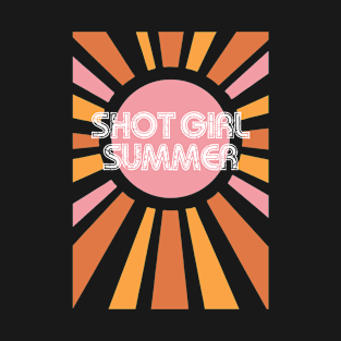 Shot Girl Summer Retro T-Shirt