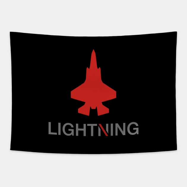 F-35 Lightning II Tapestry by Tailgunnerstudios