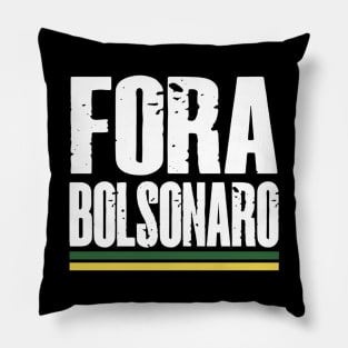 Fora Bolsonaro, Camiseta, Bozo, Golpista, Genocida Pillow