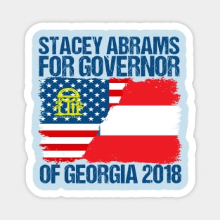 Stacey Abrams 2018 Georgia Governor Election Magnet