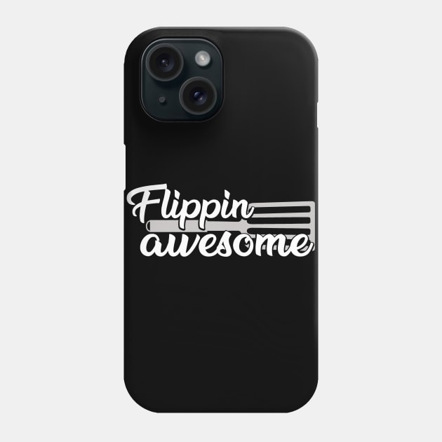 Food Pun Flippin Awesome Spatula Foodie Gift Phone Case by StacysCellar