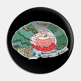 Grow Positive Thoughts Brain Hippocampus Pin