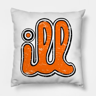 Philly ILL Orange and Black Philadelphia Pillow