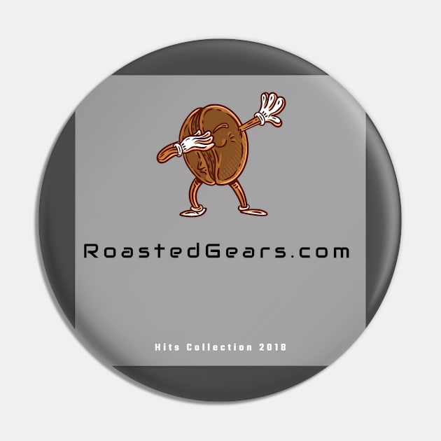 Dabbing Coffee Bean Pin by Roasted Gears