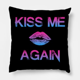 "KissMeAgain" - Purple Pillow