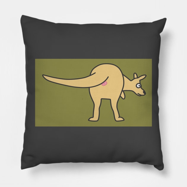 Gayle's Art: Kangaroo Pillow by gray-cat