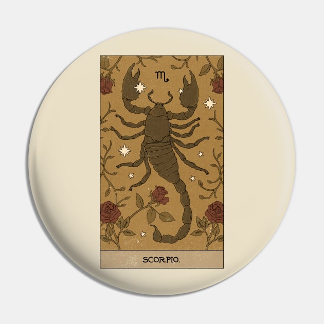 Scorpio Pin by thiagocorrea