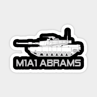 US M1 Abrams Main Battle Tank Magnet