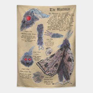 Mothman Bestiary Tapestry