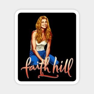 vintage of art faith hill Magnet