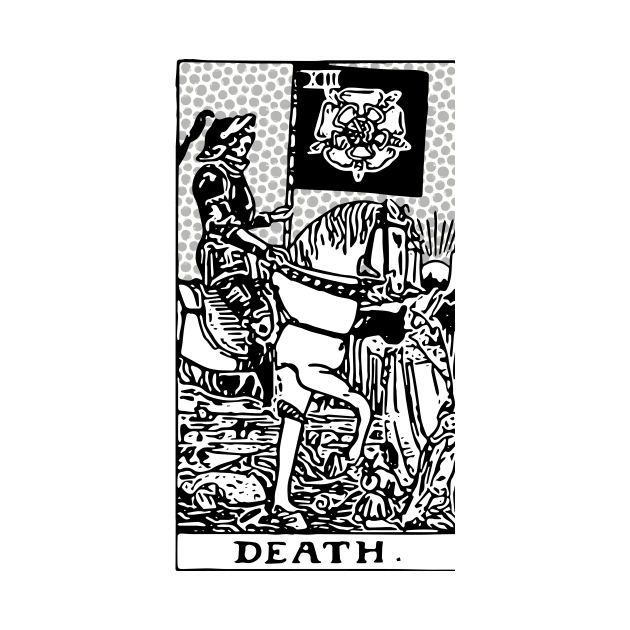 Modern Tarot Print - Death by annaleebeer