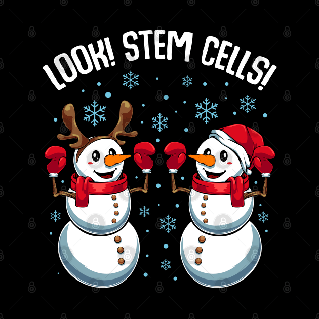 Snowman - Look! Stem Cells! Funny Science Xmas by Lumio Gifts